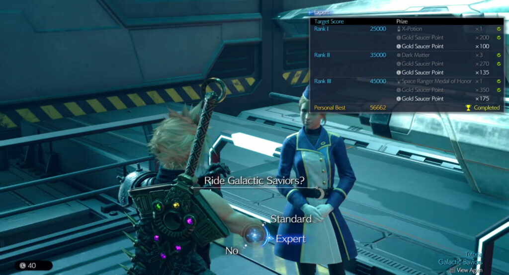 FF7 Rebirth Galactic Saviors - Rank II (Image via in-game screen shot)