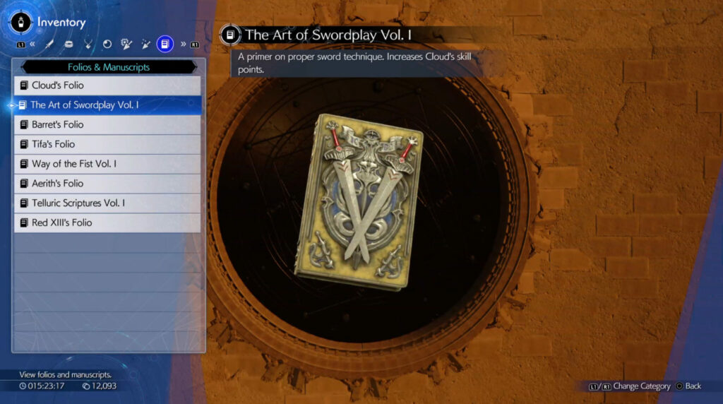 Get more skill points to upgrade your weapons in FF7 Rebirth (Via in-game image)