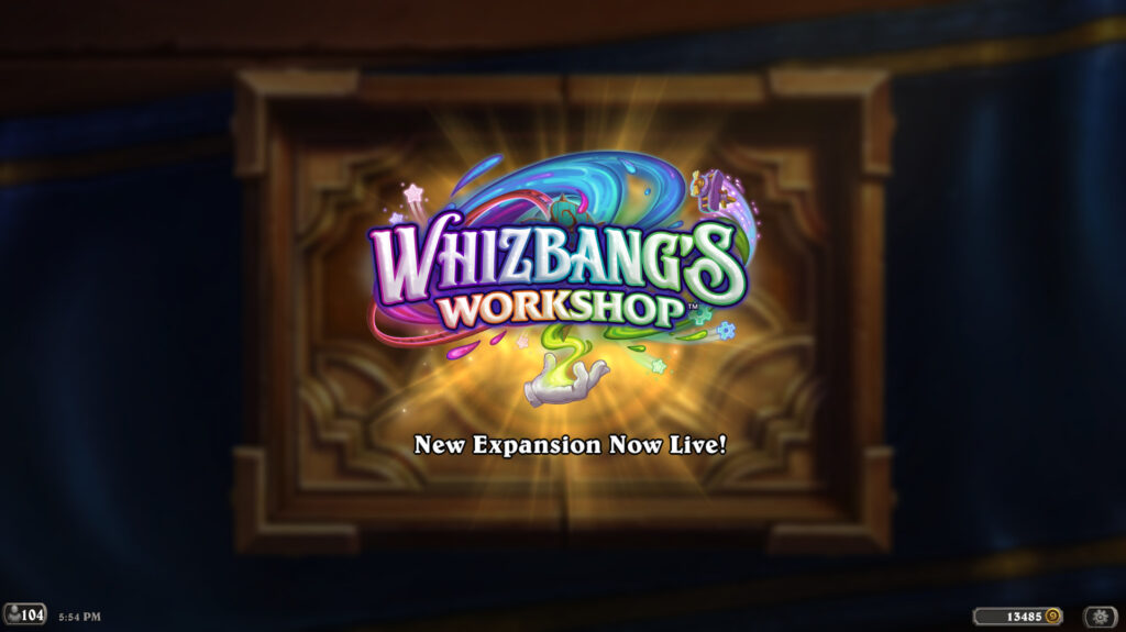 Hearthstone Whizbang’s Workshop expansion now live!