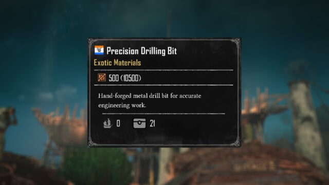 Where to find a Precision Drilling Bit in Skull and Bones