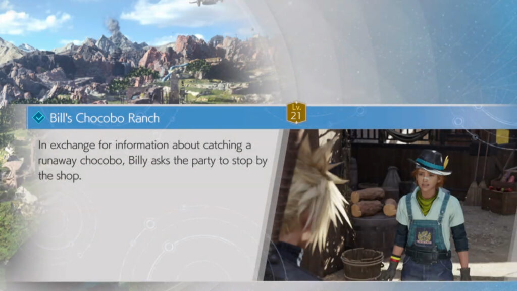 How to unlock Where the Wind Blows quest - Part 2 (Via in-game screenshot)