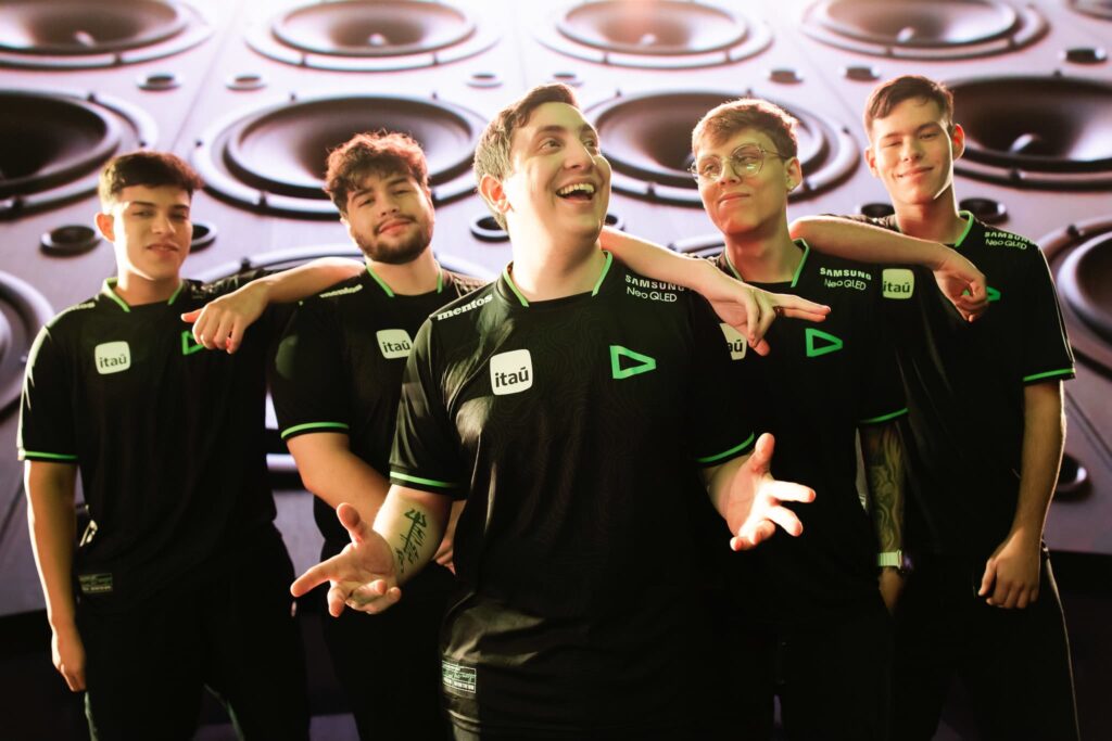 The LOUD VALORANT roster, who will face Sentinels in the Grand Final.