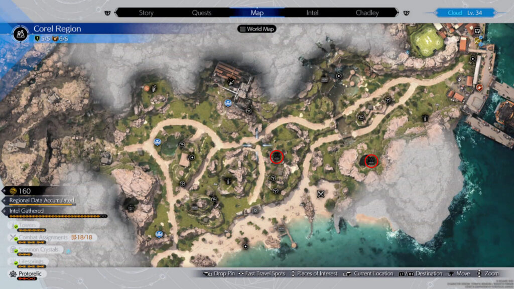 Mako Lifesprings locations near Costa Del Sol (Image by esports.gg via in-game screenshots)