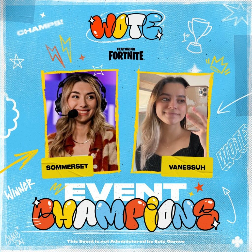 Sommerset and Vanessuh won the WOTE Main Event in March 2023