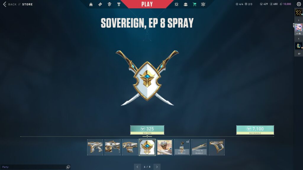 The Sovereign, Ep 8 Spray.