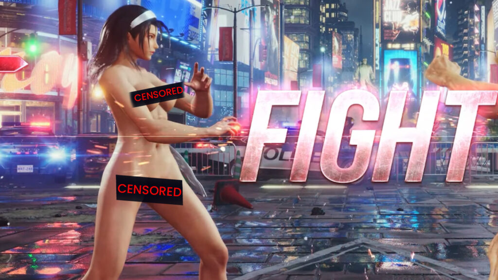 Jun in Tekken 8 Nude mod