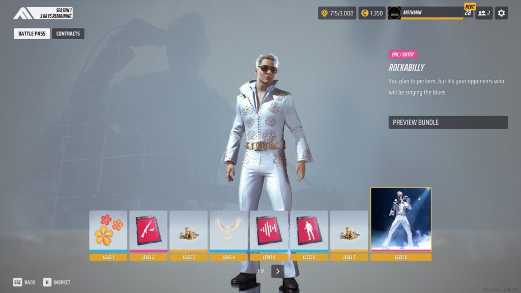 The Finals Season 1 Battle Pass shows a timer in the corner to when it ends, signaling the release date of Season 2.