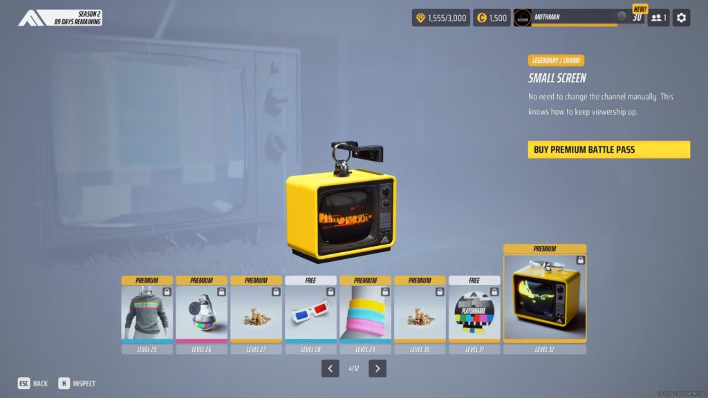 Page 4 of The Finals Season 2 Battle Pass.