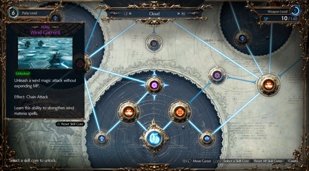 Unlocking elemental abilities in your character's folio (Via in-game screen shot)