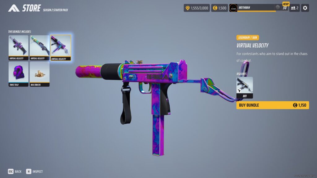 The M11 skin in The Finals Season 2 Starter Pack.
