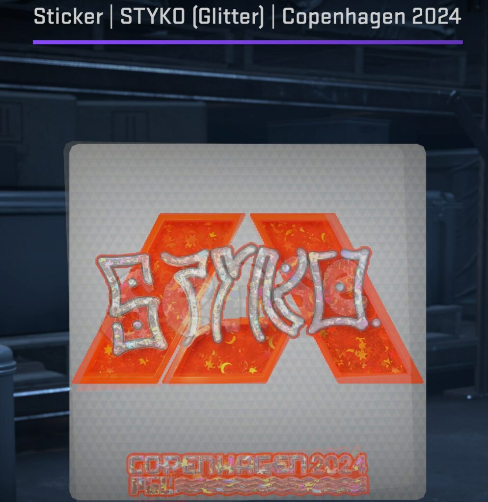 STYKO (Glitter) CS2 Sticker