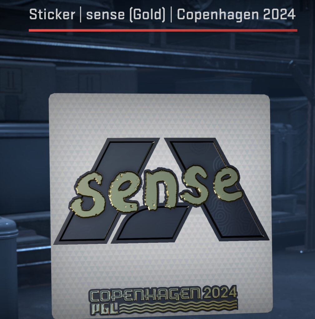 sense (Gold) CS2 Sticker