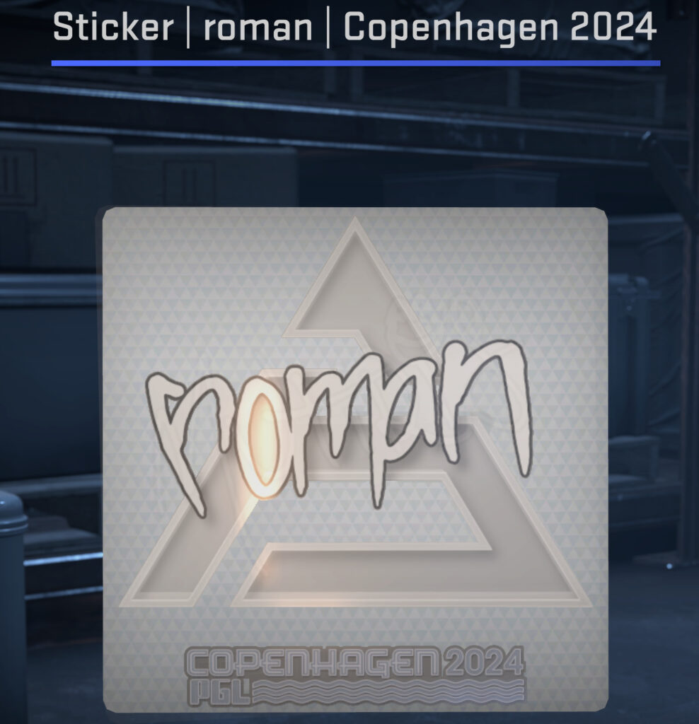 roman CS2 Sticker
