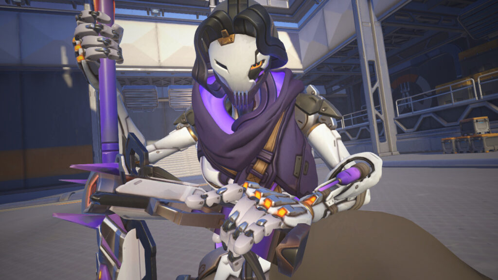 Ana with her A-7000 Wargod skin