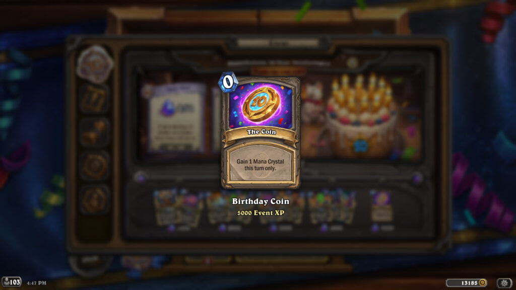 How to unlock the Birthday Coin in Hearthstone