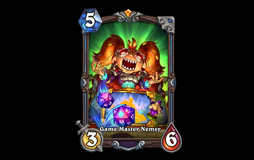 Game Master Nemsy Signature card