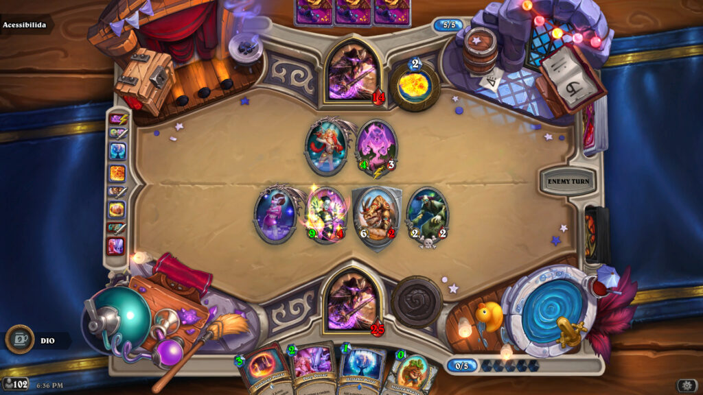 You can earn progress in the weekly Tavern Brawl