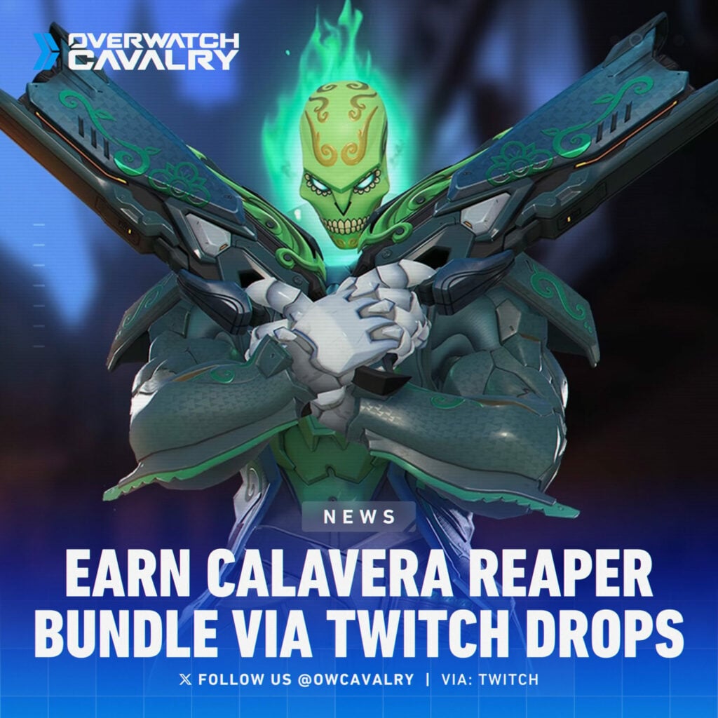 Overwatch Mid-Season Twitch Drops return with the Calavera Reaper Bundle