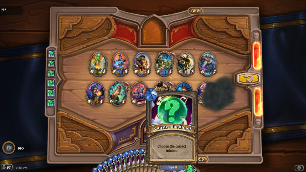 You can also match all the legendary minions first if you're more familiar with them