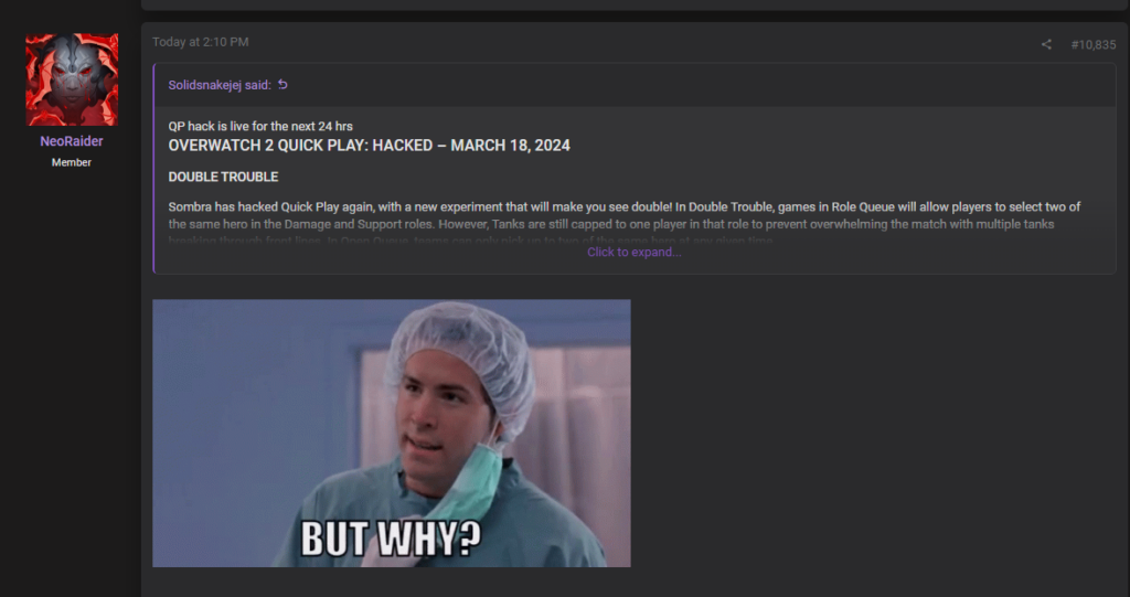 A new Overwatch Quicker Play mode called Double Trouble hit servers for 24 hours today and The Gamers are already mad. Again. 