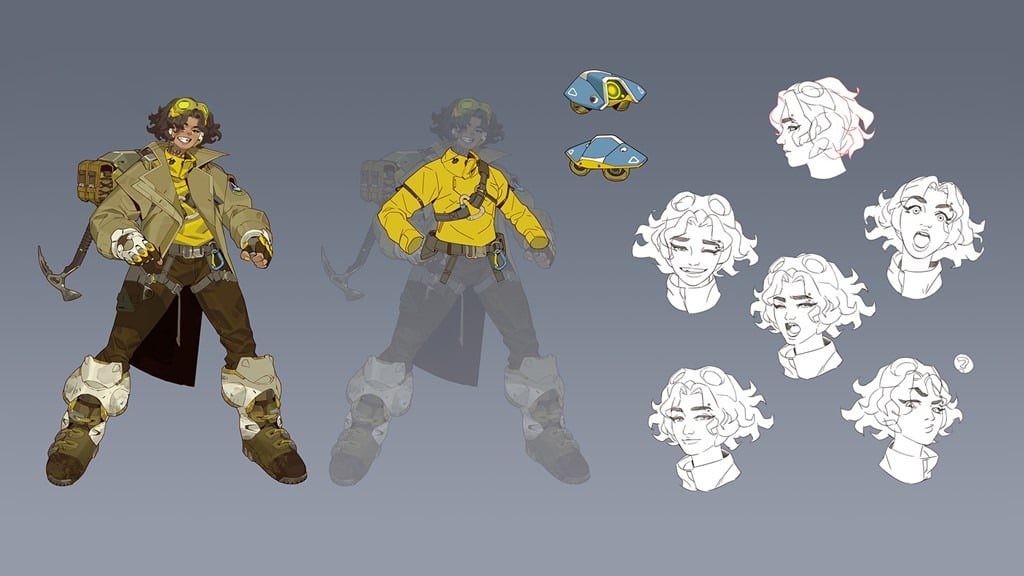 More concept art of Venture in Overwatch 2