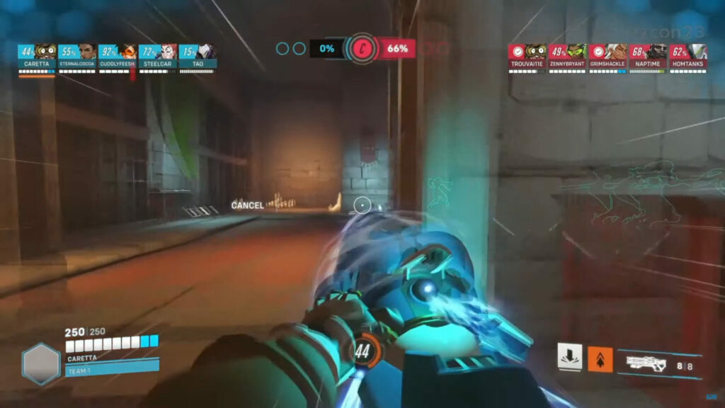 Screenshot of Venture's drill