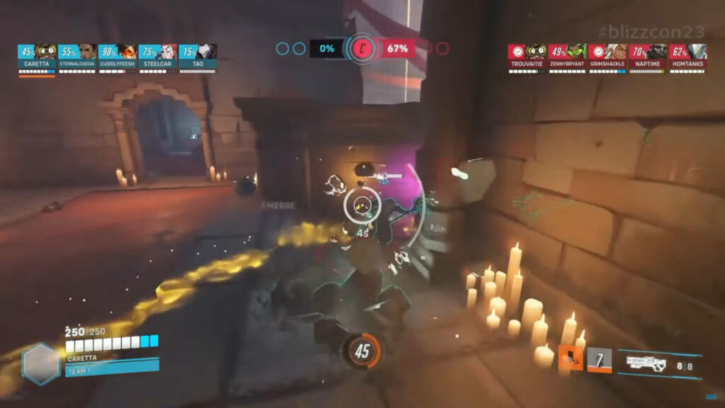 Screenshot of Venture burrowing underground