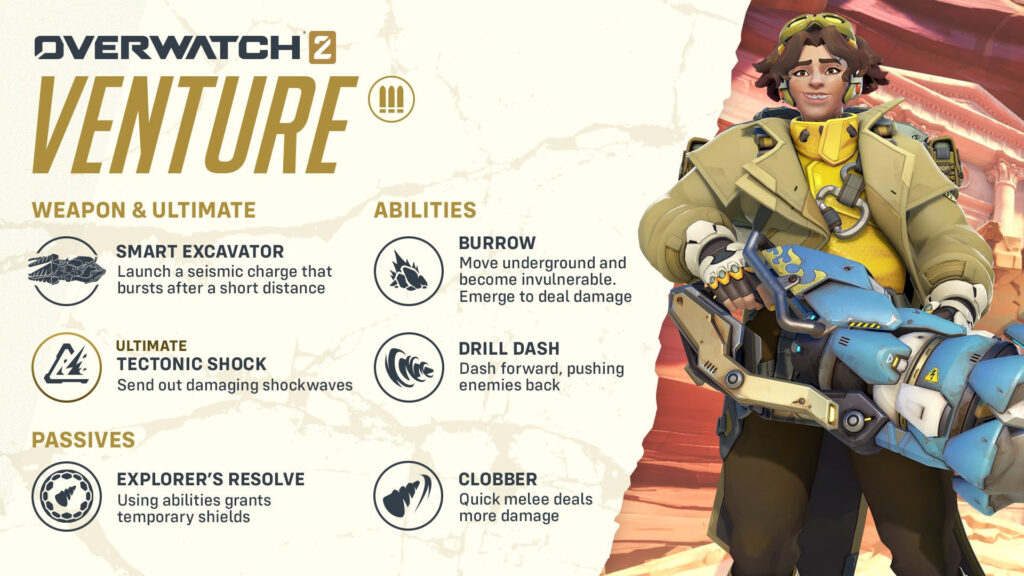 Overwatch 2 Venture abilities list