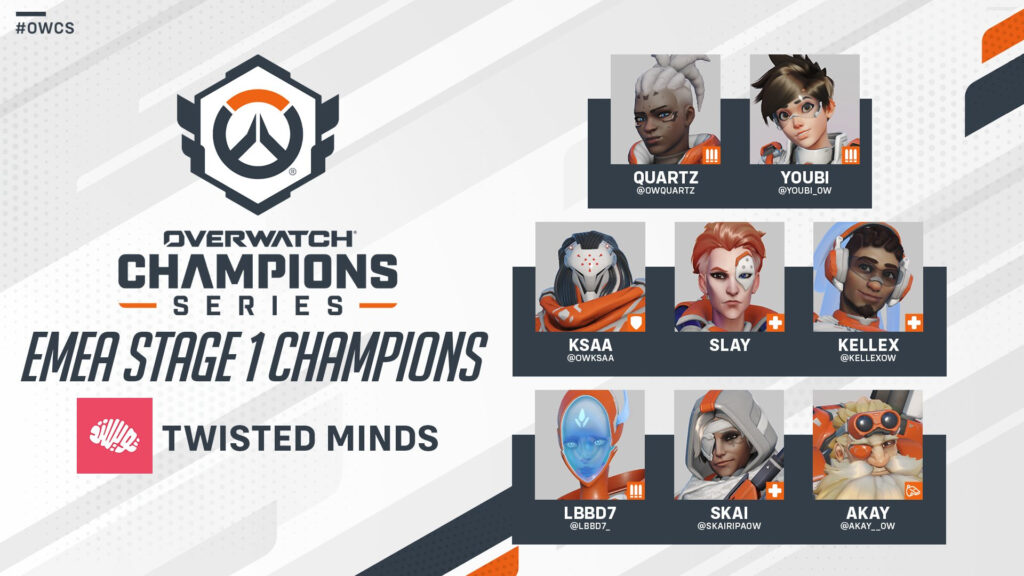 Twisted Minds team for OWCS EMEA Stage 1