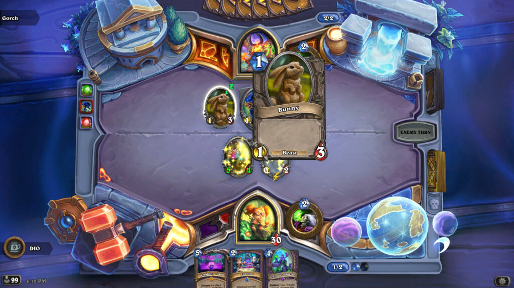 The Bunny minion in Hearthstone