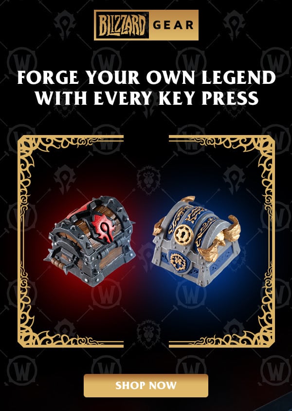 Looking for some Horde or Alliance Flair? Blizzard revealed World of Warcraft custom keycaps today, but it'll cost a good bit of gold.