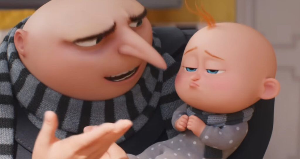 Gru and Gru Jr.