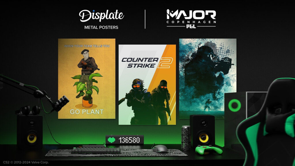 Displate announces Textra 3D posters and PGL CS2 Major Copenhagen 2024 exclusives