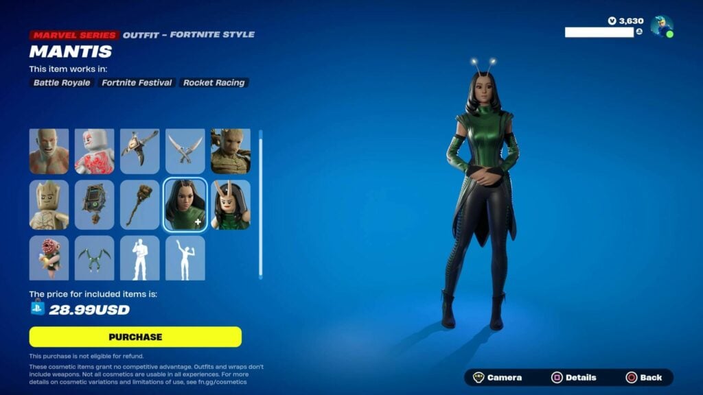 Guardians of the Galaxy Fortnite bundle 3