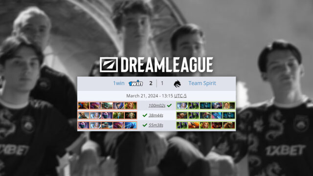 1Win kicks Team Spirit out of DreamLeague S23 Closed Qualifiers