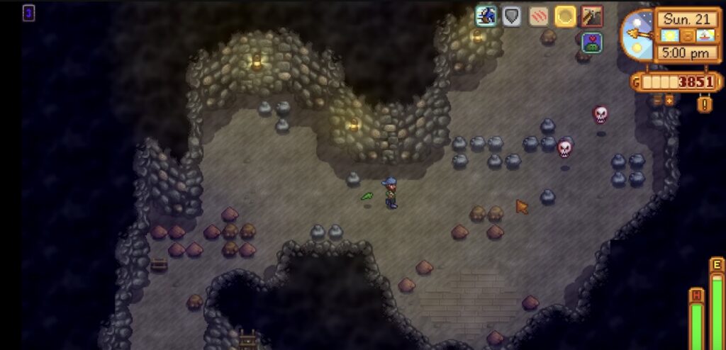 The frog following a farmer.