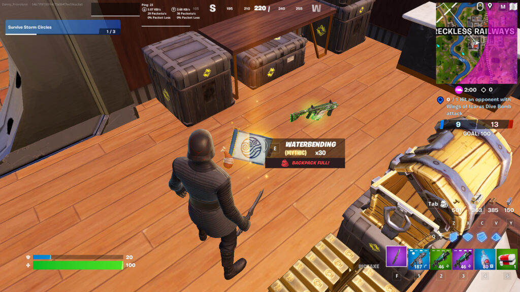 Where to find the Waterbending ability in Fortnite