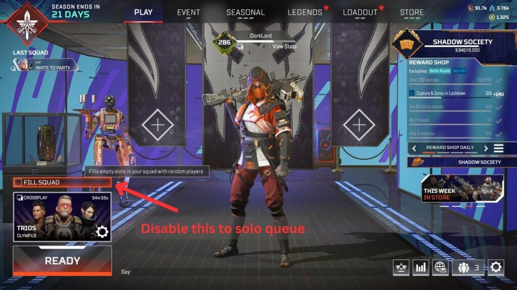 If you're trying to complete the "Survive x ring closings" breakout challenges in Apex Legends, solo queue and rat. That's the best way to do them.