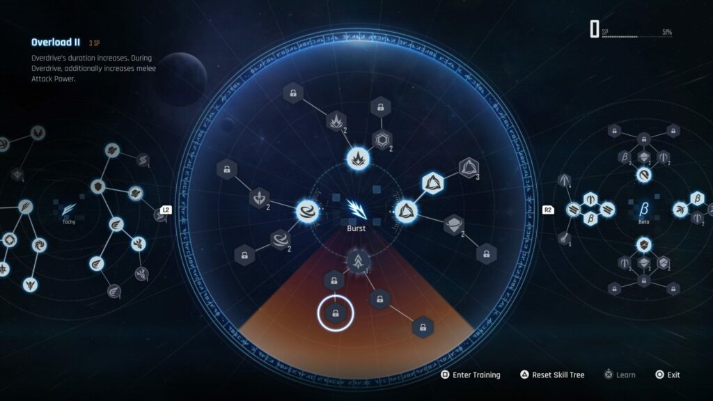Overload II in the Burst Skill Tree of Stellar Blade.