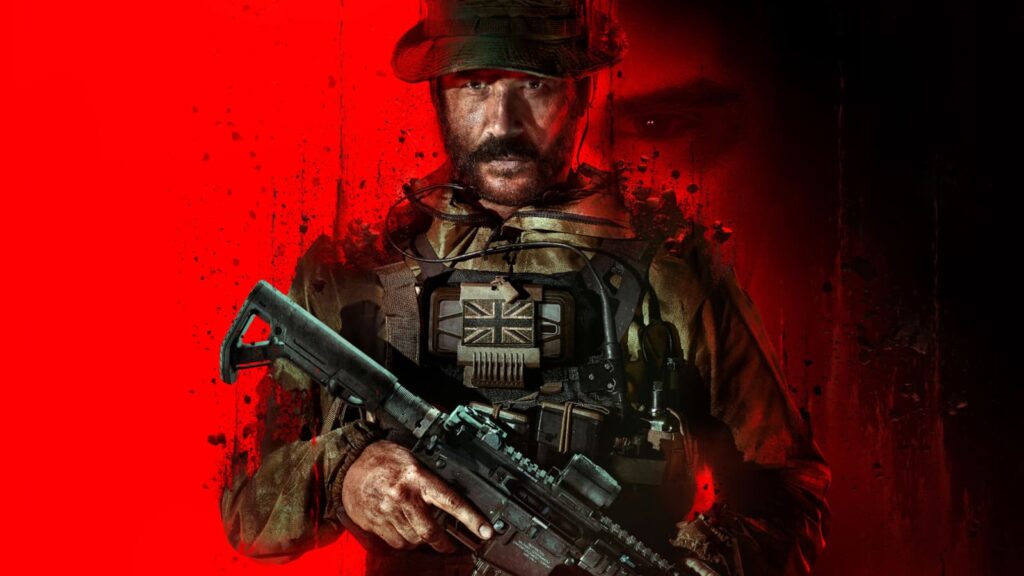 Captain Price holds an assault rifle in a promo for Call of Duty: Modern Wafare 3, a game that can be like Counter-Strike 2.