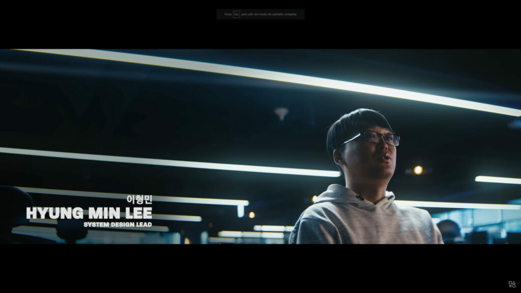 Hyung Min Lee is Stellar Blade's System design lead