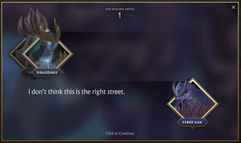 Chapter 1 of The Missing Smith Side Quest 