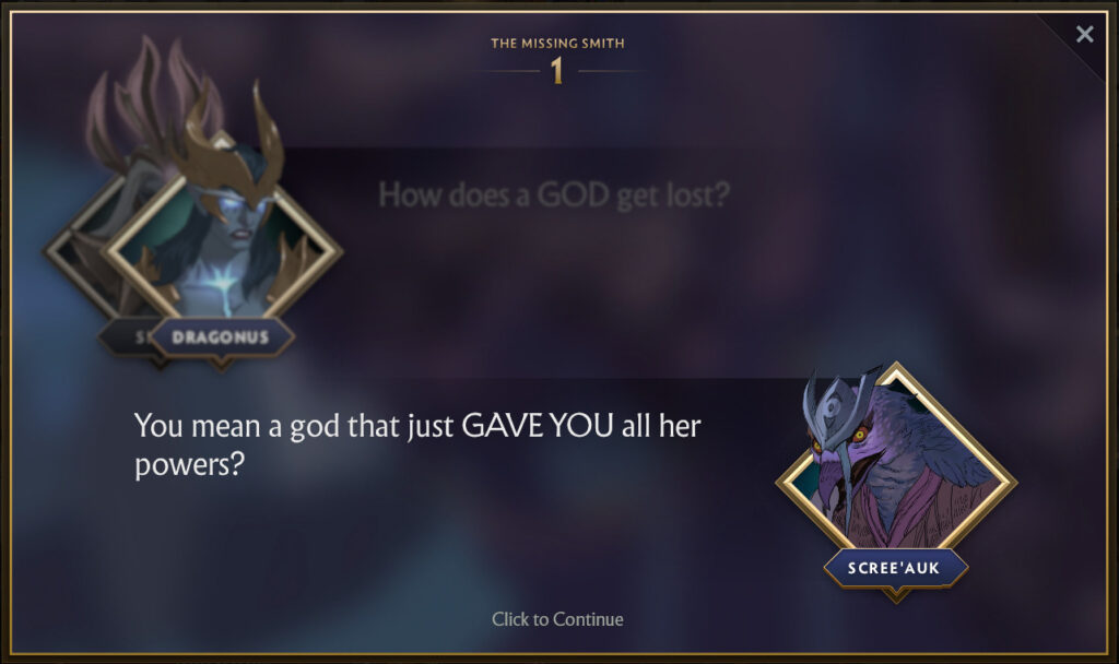 Chapter 1 of The Missing Smith Side Quest 