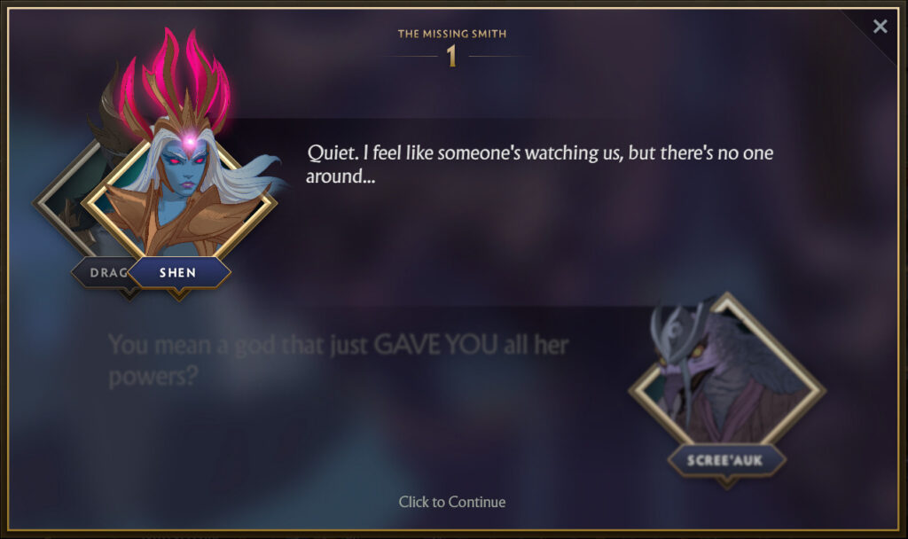 Chapter 1 of The Missing Smith Side Quest 