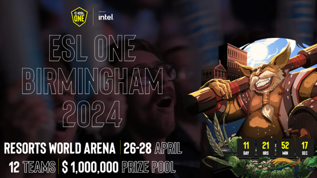 ESL One Birmingham 2024 teams, talents, tickets and schedules