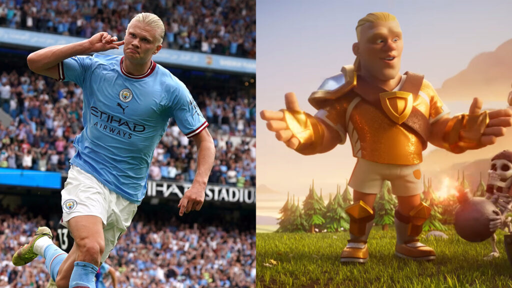 Erling Haaland enters Clash of Clans as a new Barbarian King skin