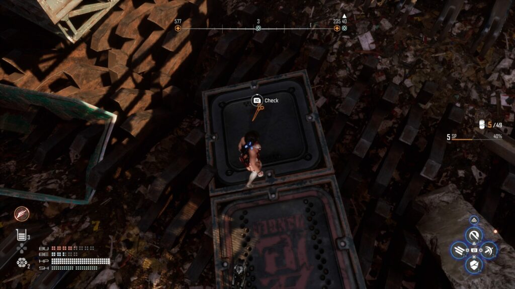 EVE finds the pair of Scissors for Kasim.