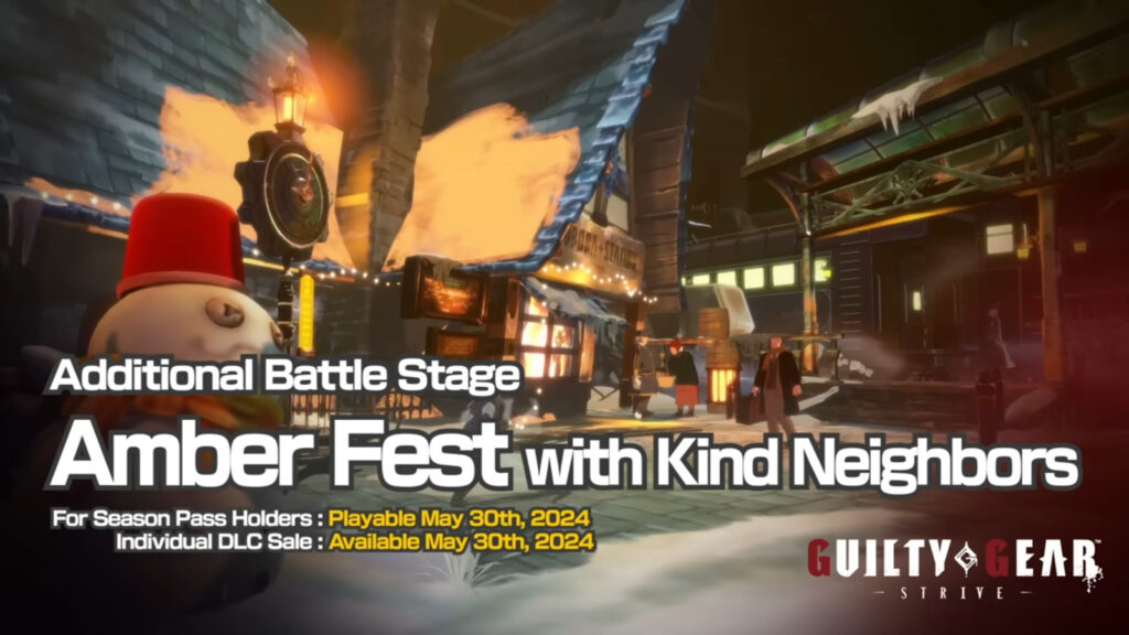 A new Guilty Gear Strive stage — Amber Fest with Kind Neighbors