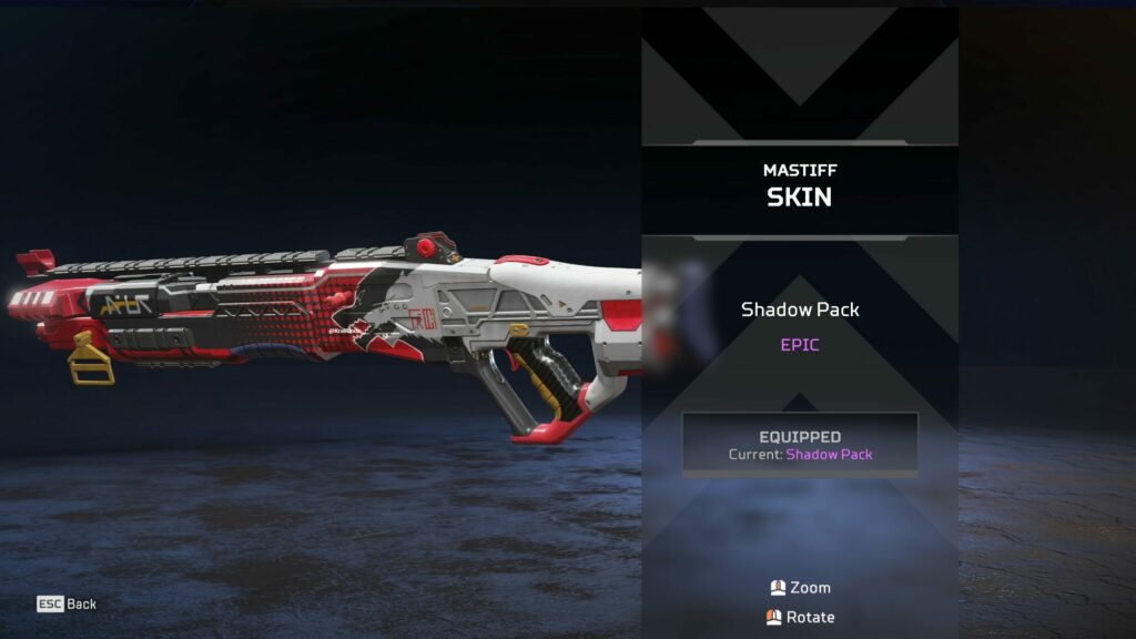The Shadow Pack Mastiff skin will be the reward for the players that finish round 1 in the top 20% of the Apex Cups leaderboard.