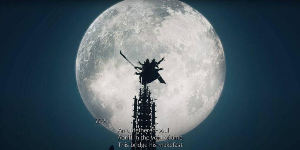 Gilgamesh confronts Cloud for the first time in FF7 Rebirth (Via in-game screen shot)